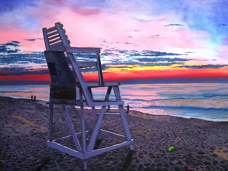 Sunset on the Beach