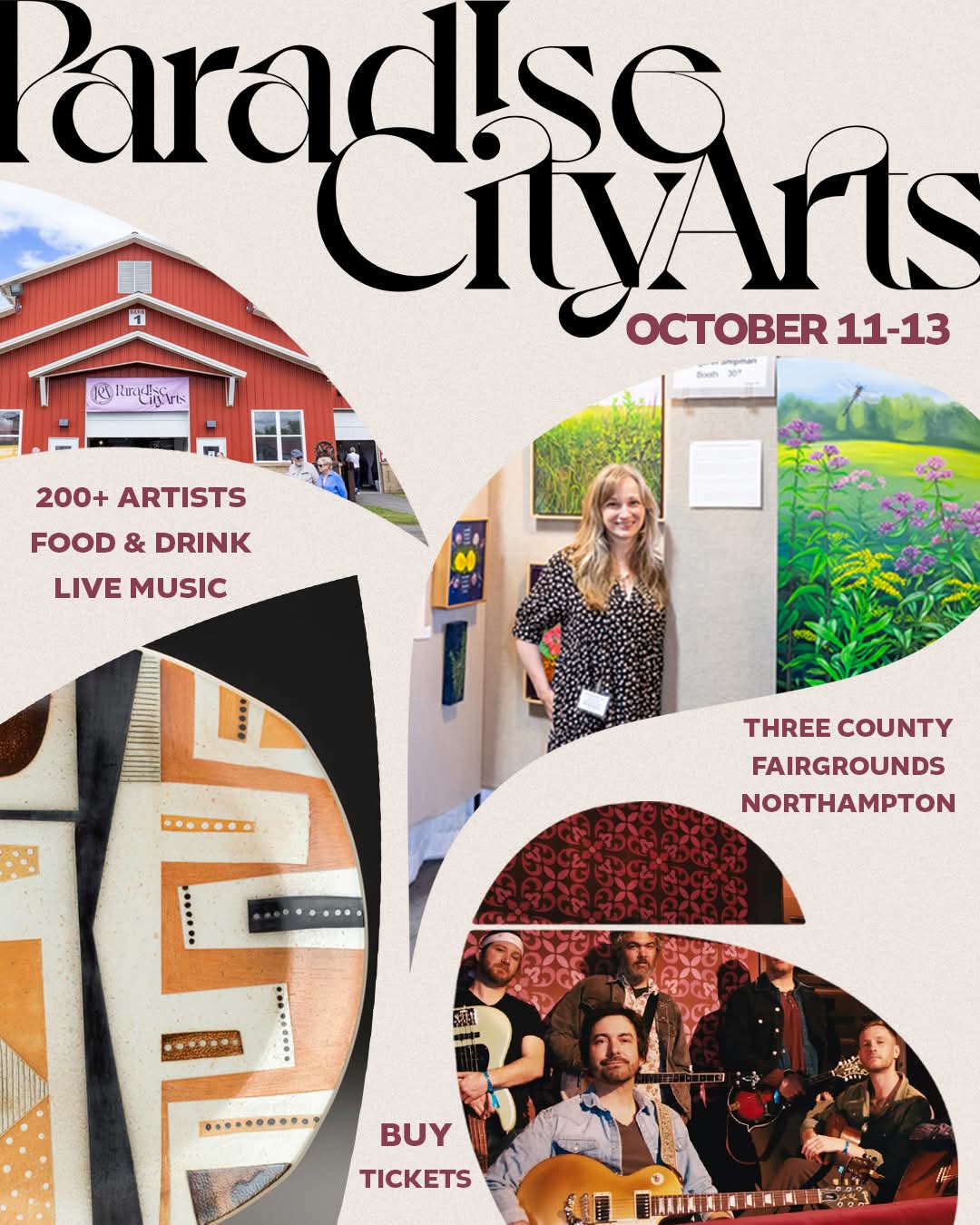 Paradise City Arts festival October 11 through 13