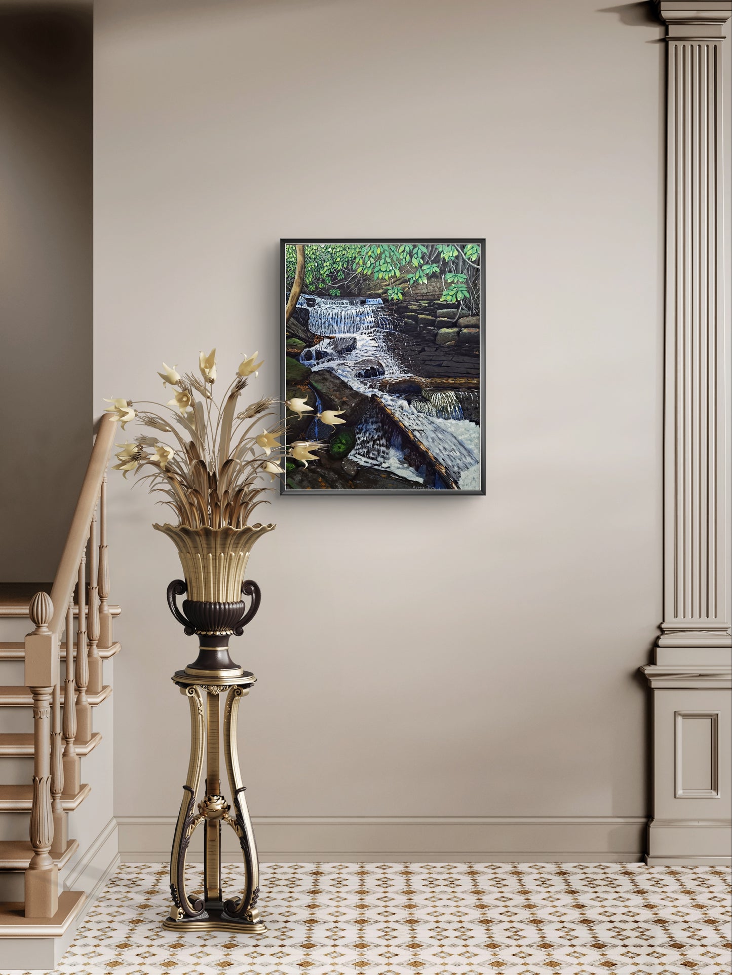 Seeking the Lowest Point painting room 3