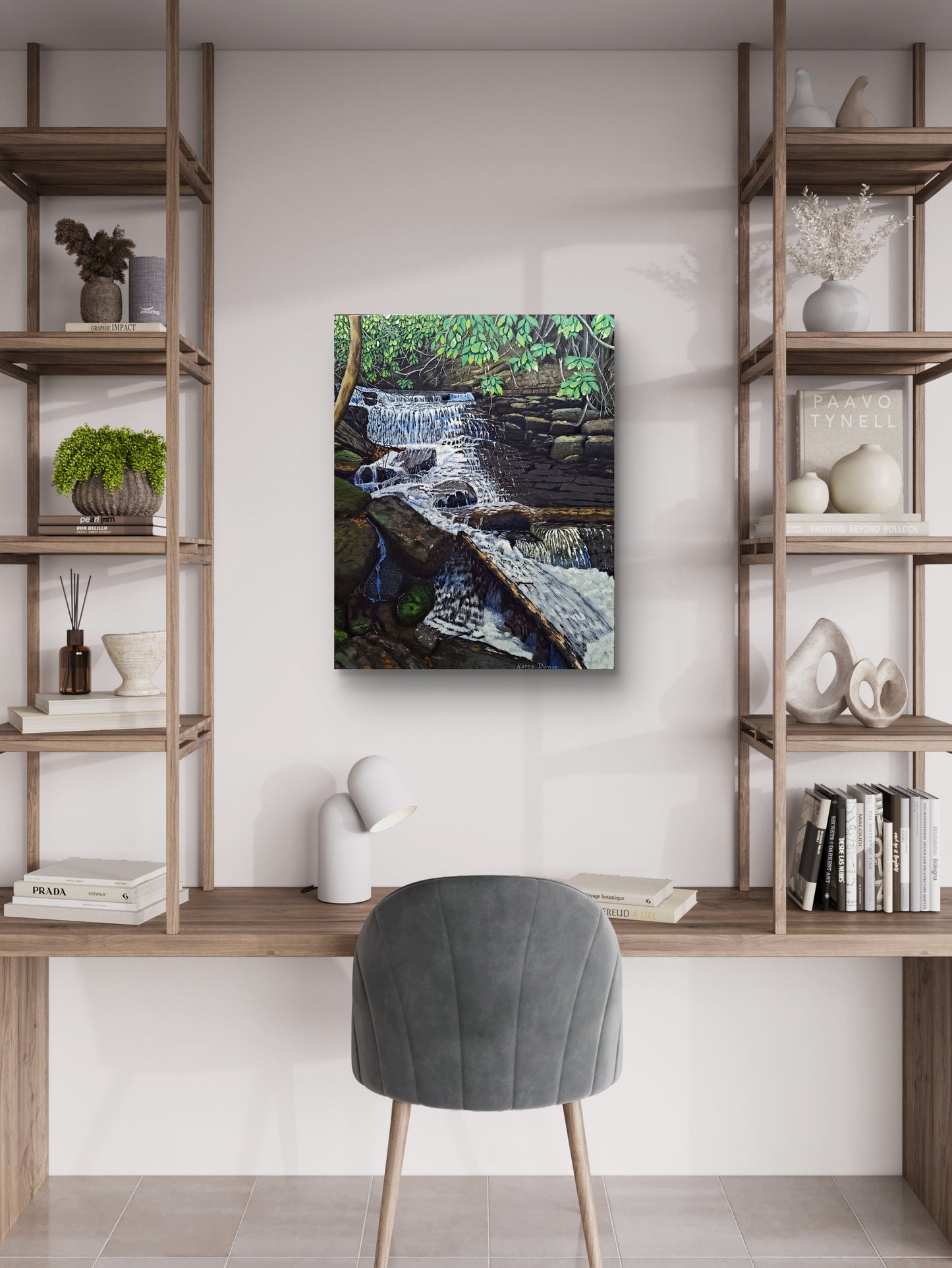 Seeking the Lowest Point Unframed Canvas Print 1