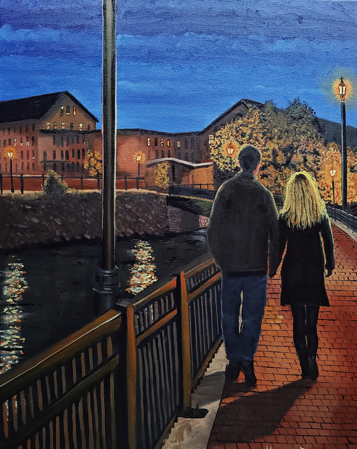 Evening on the Holyoke Walkway
