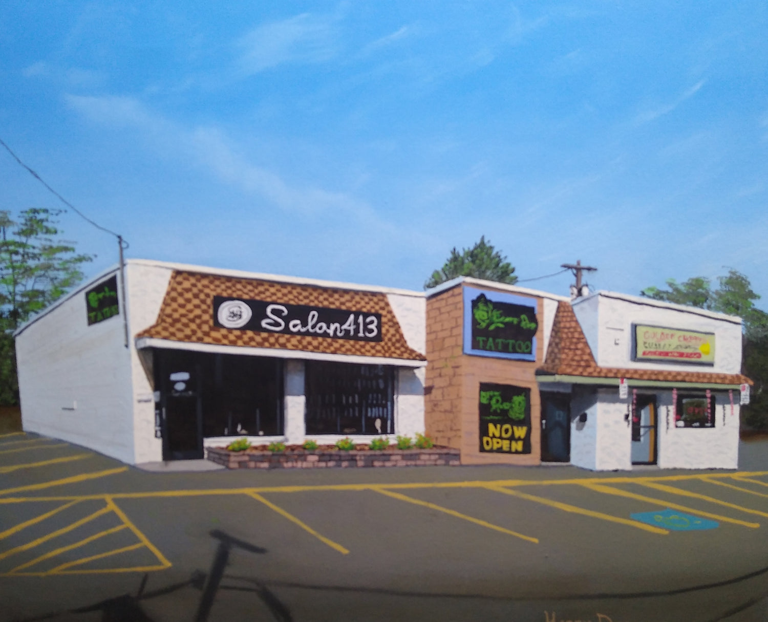 1735-1737 Northampton Street painting