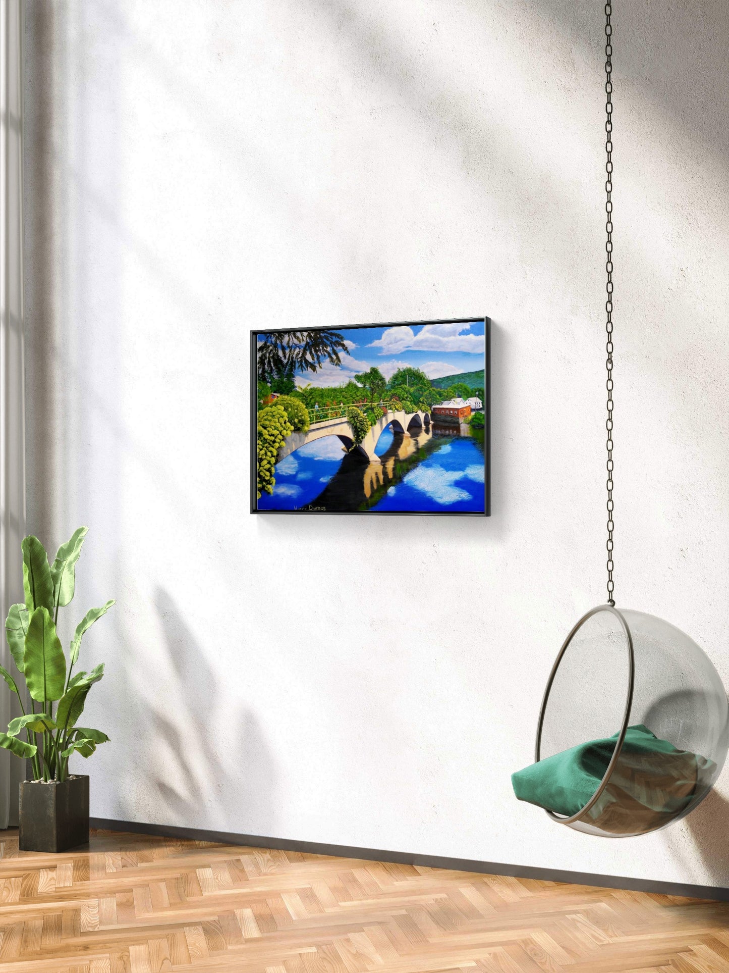 Bridge of Flowers – Limited Edition Framed Canvas Print