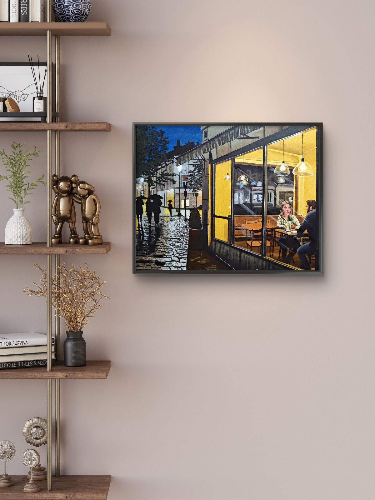 Soft Steps, Warm Light – Limited Edition Framed Canvas Print