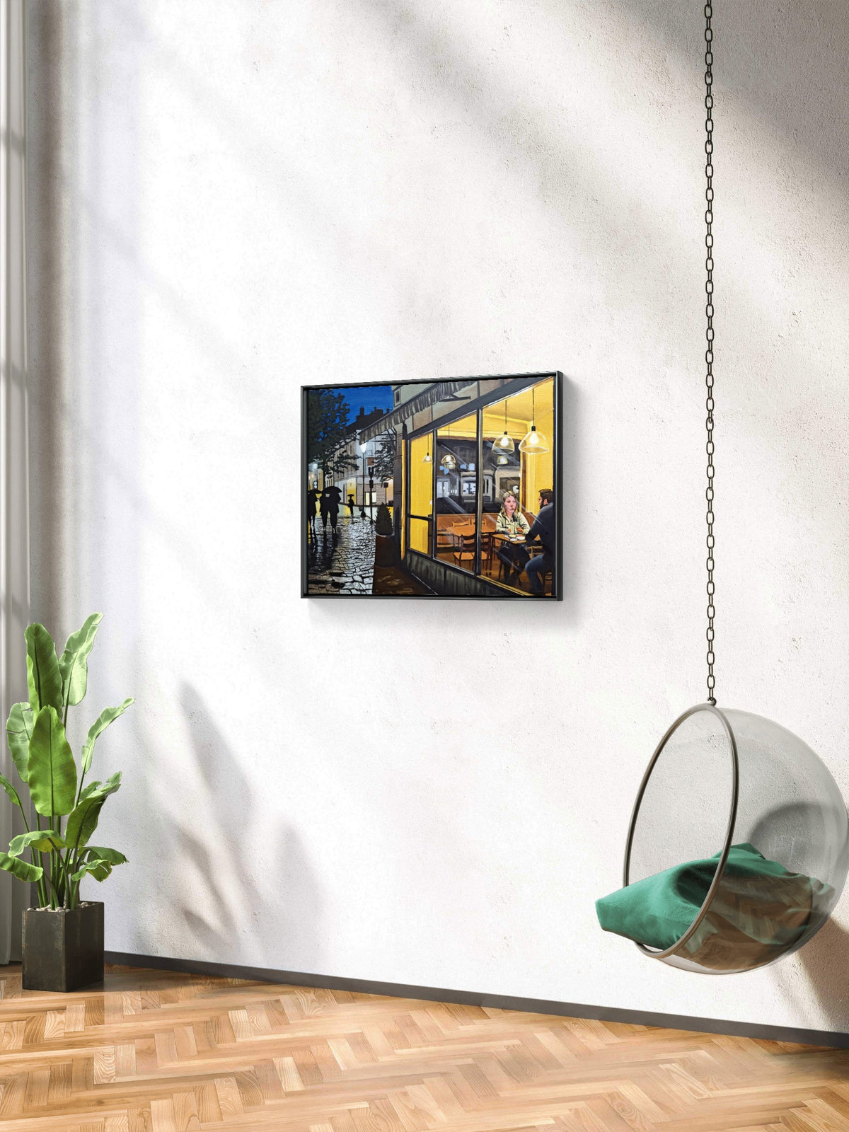 Soft Steps, Warm Light – Limited Edition Framed Canvas Print