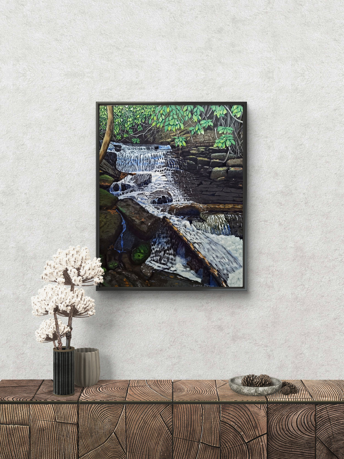 Seeking the Lowest Point – Limited Edition Framed Canvas Print