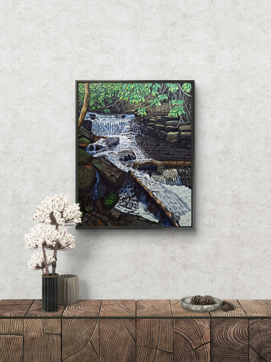 Seeking the Lowest Point – Limited Edition Framed Canvas Print