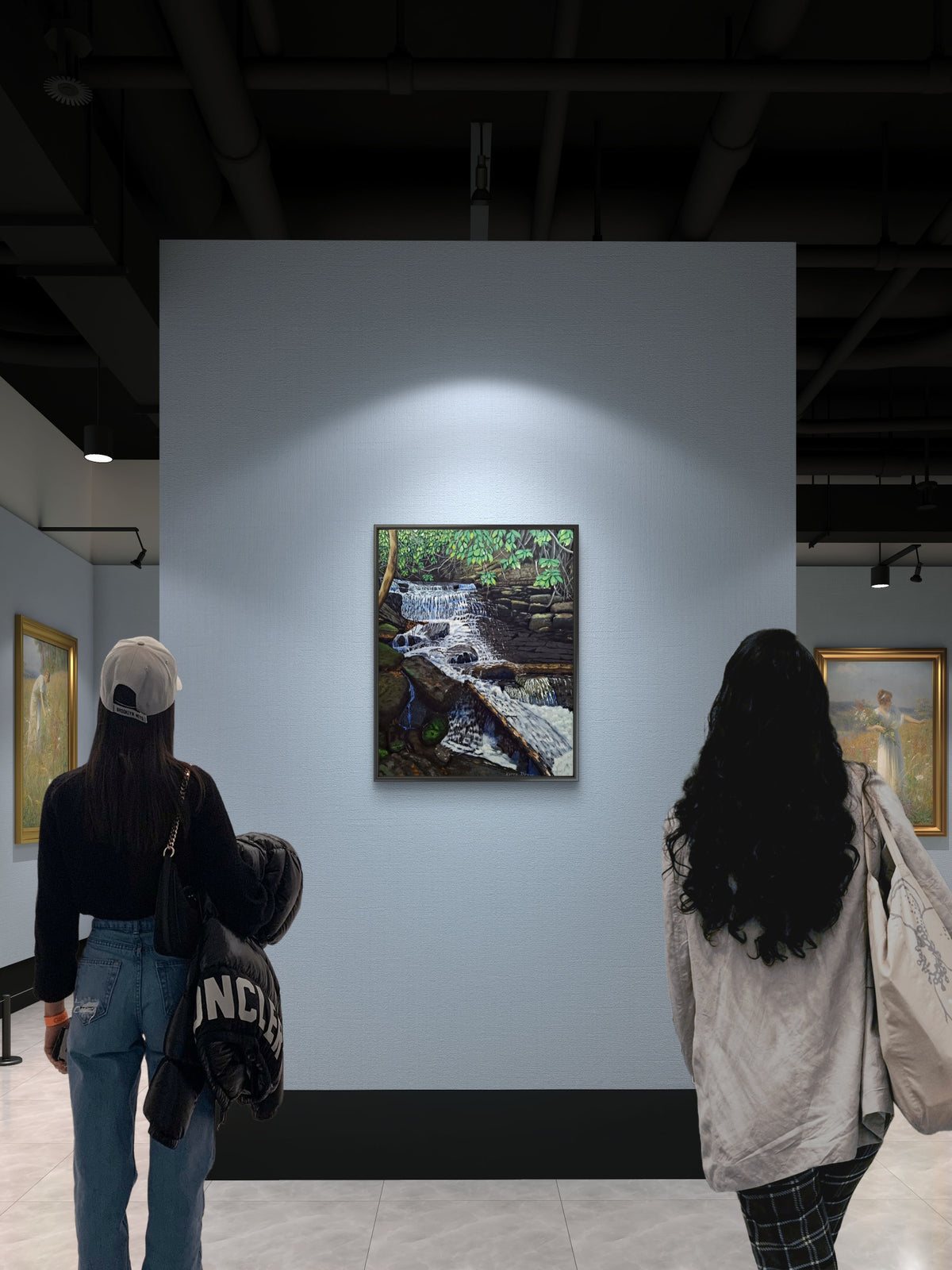 Seeking the Lowest Point – Limited Edition Framed Canvas Print
