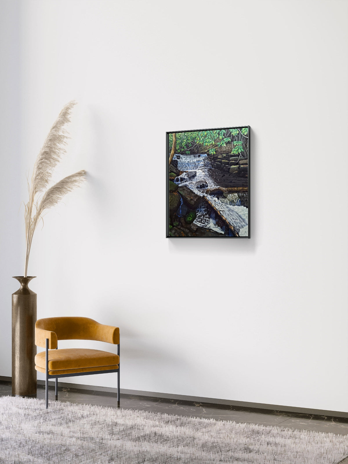 Seeking the Lowest Point – Limited Edition Framed Canvas Print