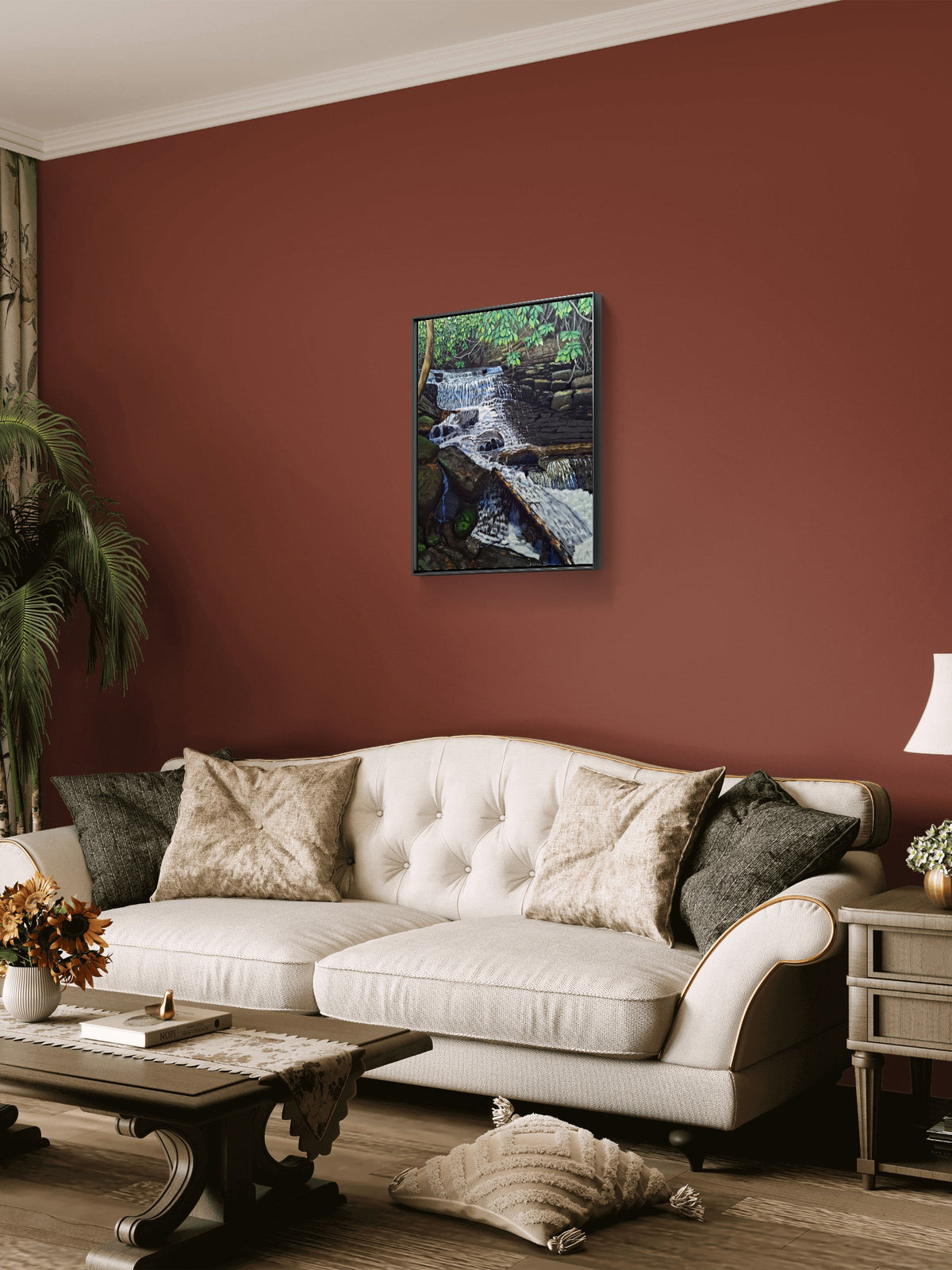 Seeking the Lowest Point – Limited Edition Framed Canvas Print