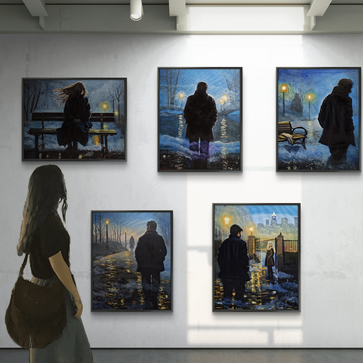 Five Painting Narrative: The Fog Between Us