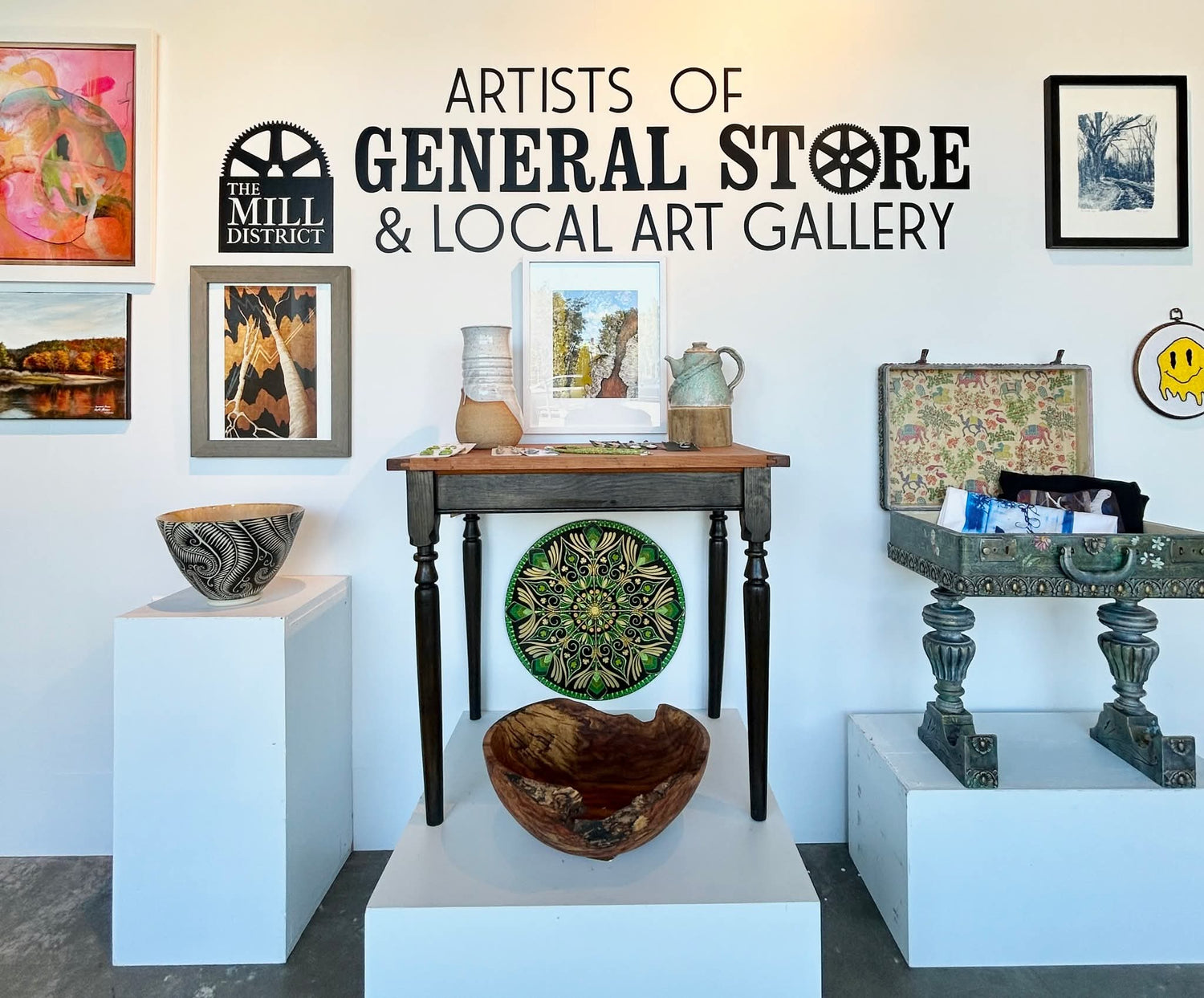 Mill District Local Art Gallery and General Store Amherst Mass