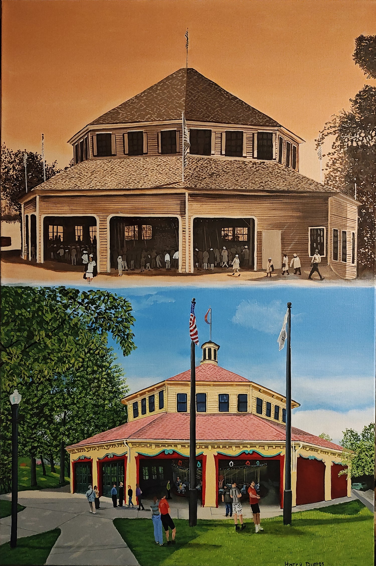 Holyoke_Merry_Go_Round_Past_Present