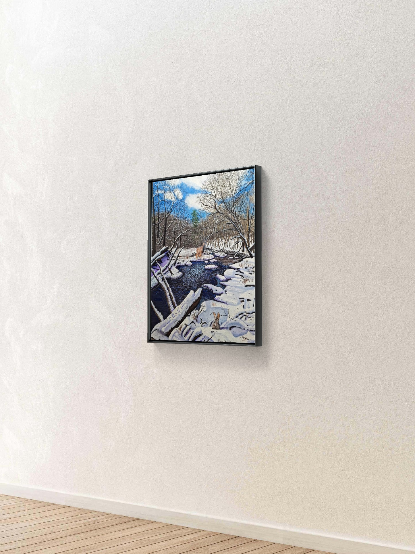 Mill River in winter