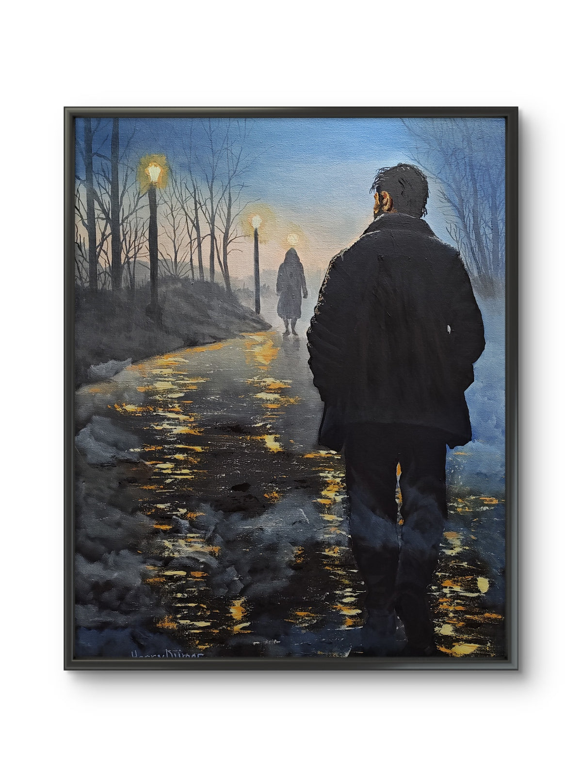 Forth of a Five Painting Narrative: The Fog Between Us;
Title: "Quiet Hope"