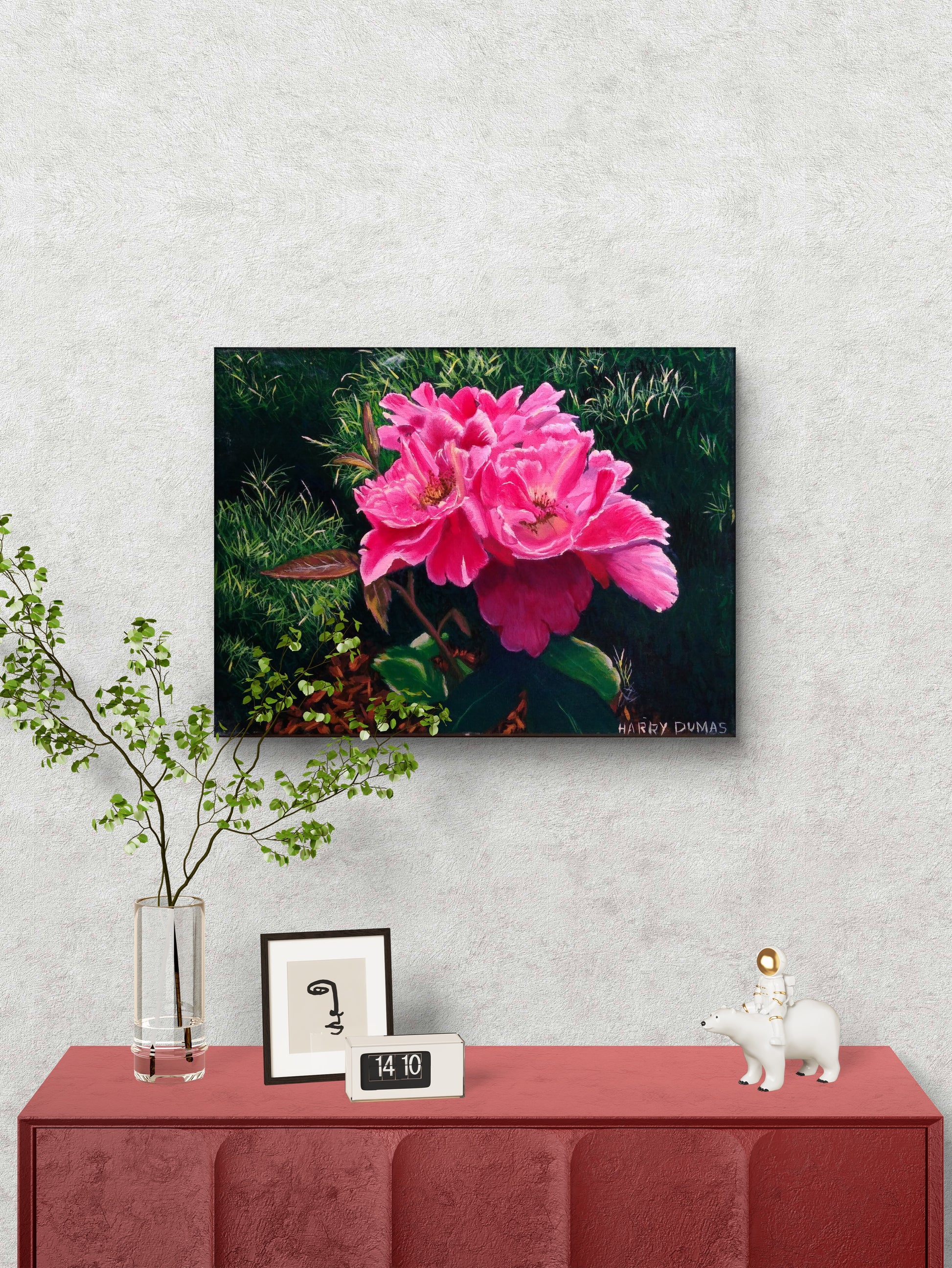 Rose in June Unframed Canvas Print 1