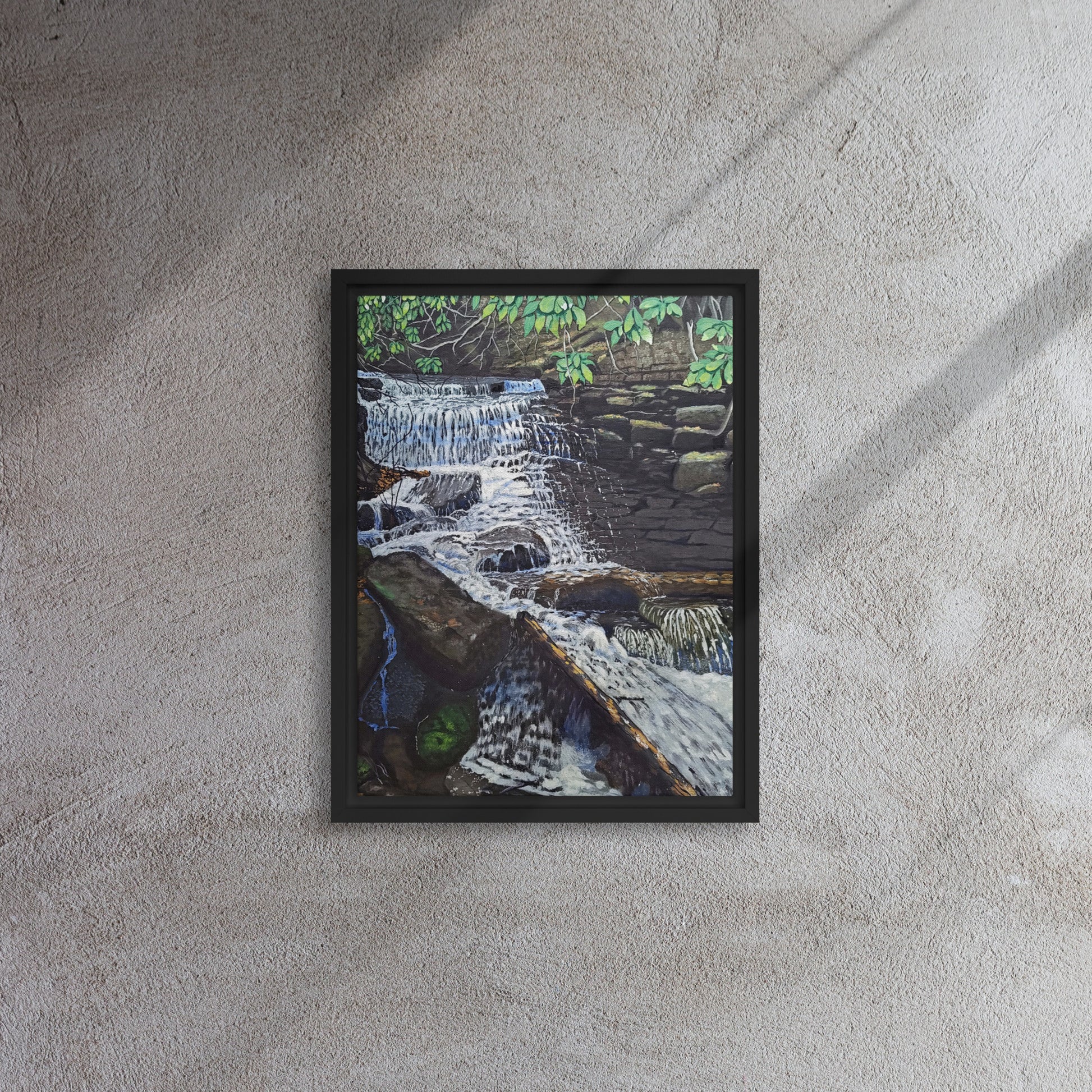 Seeking_the_Lowest_Point_Framed_Canvas_Print_2
