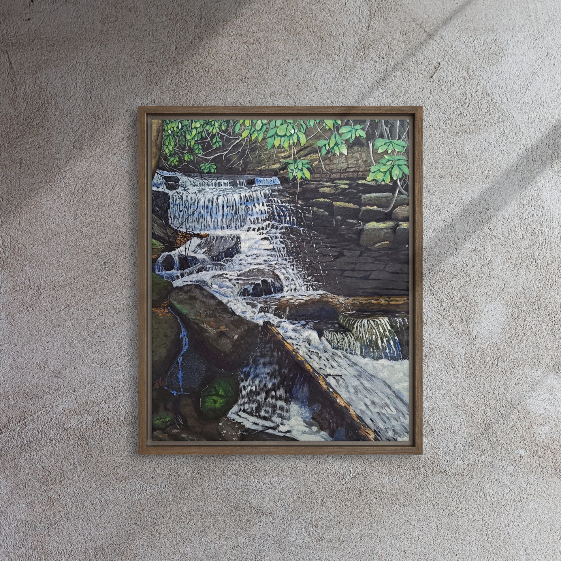 Seeking_the_Lowest_Point_Framed_Canvas_Print_3