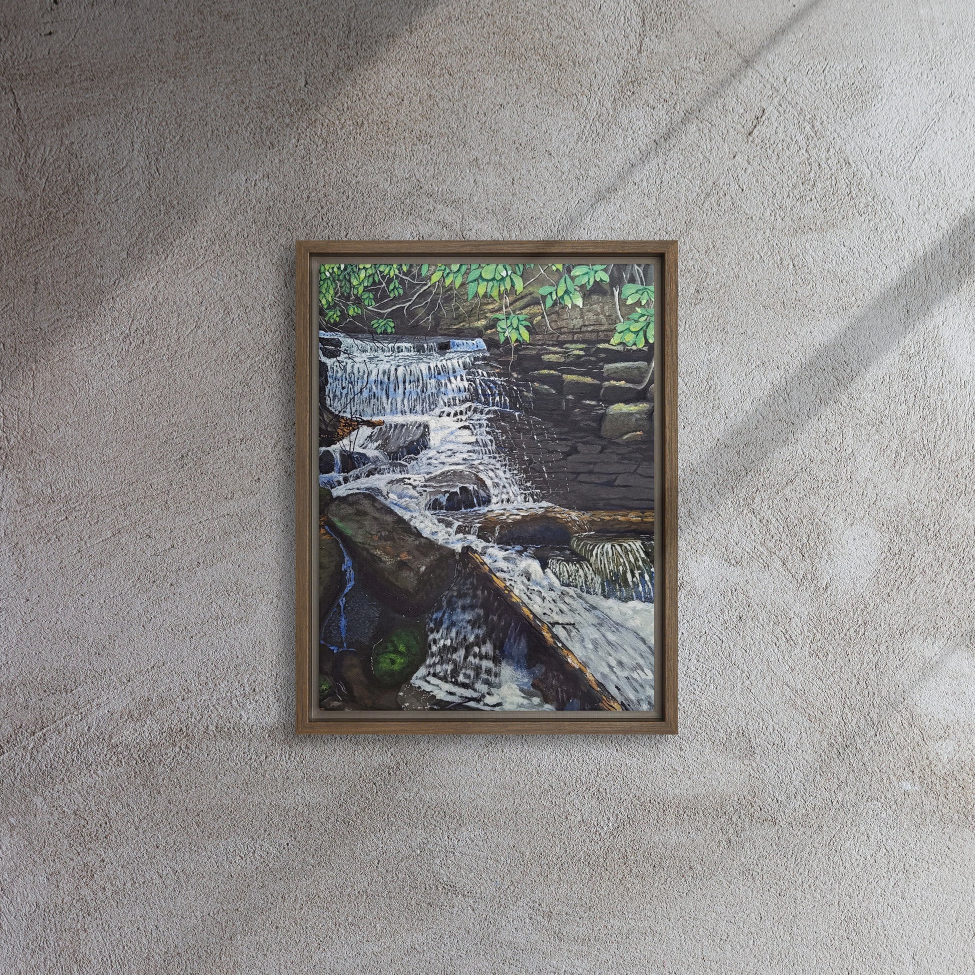 Seeking_the_Lowest_Point_Framed_Canvas_Print_4