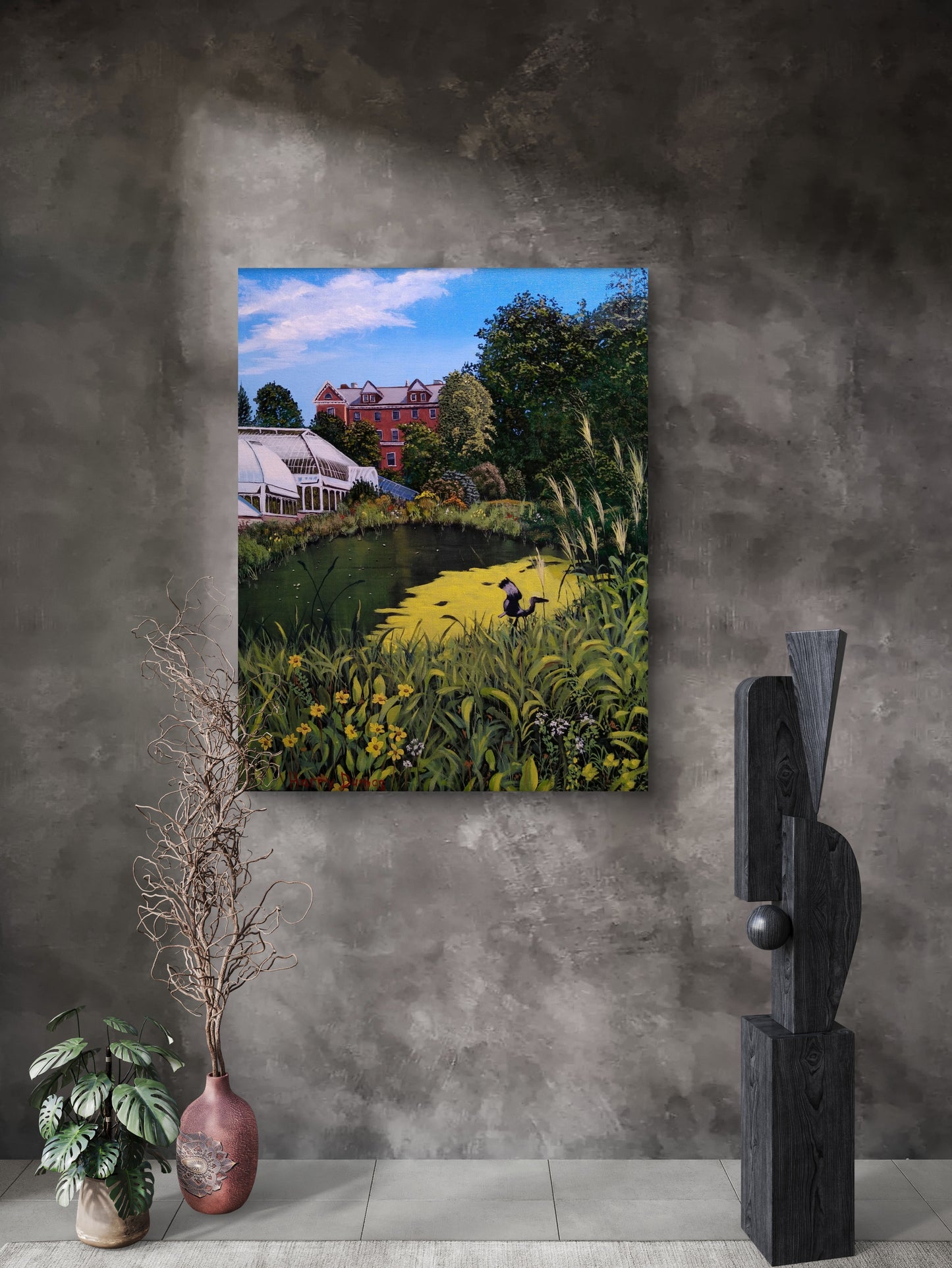 Smith Botanic Garden Unframed Canvas Print 1