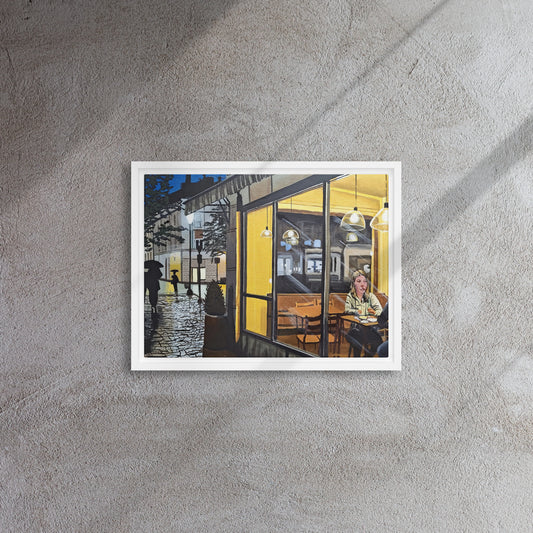 Soft_Steps_Warm_Light_Framed_Canvas_Print_1