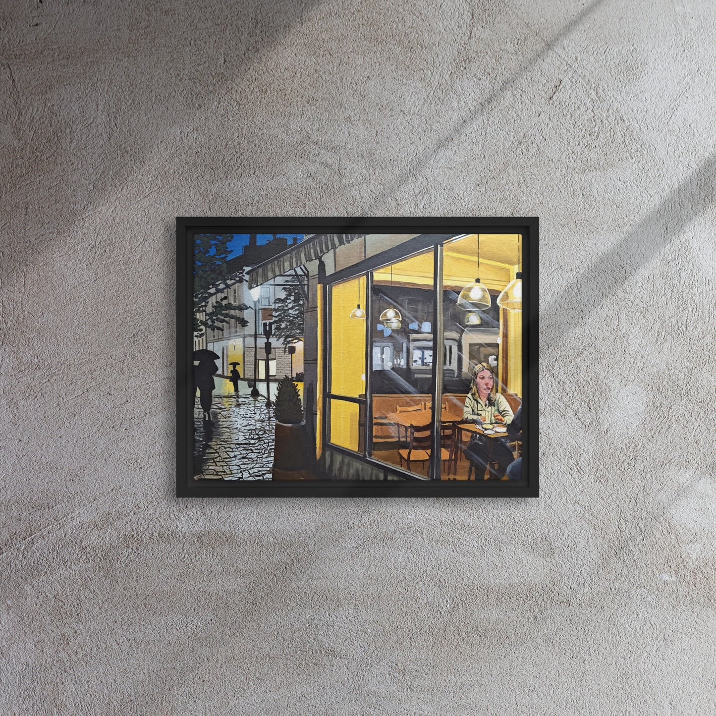 Soft_Steps_Warm_Light_Framed_Canvas_Print_2