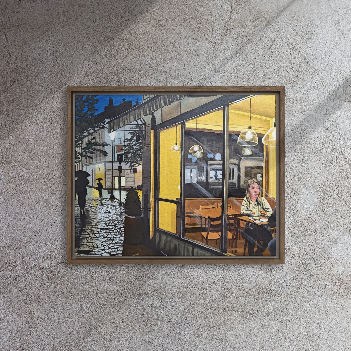 Soft_Steps_Warm_Light_Framed_Canvas_Print_3