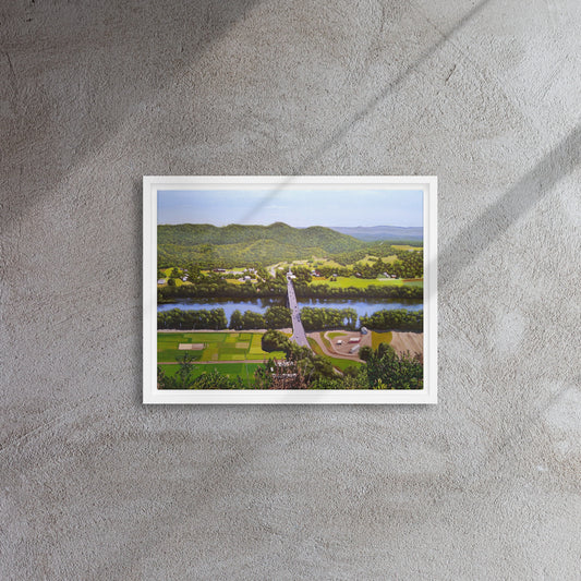 Sugarloaf View Framed Canvas Print 1