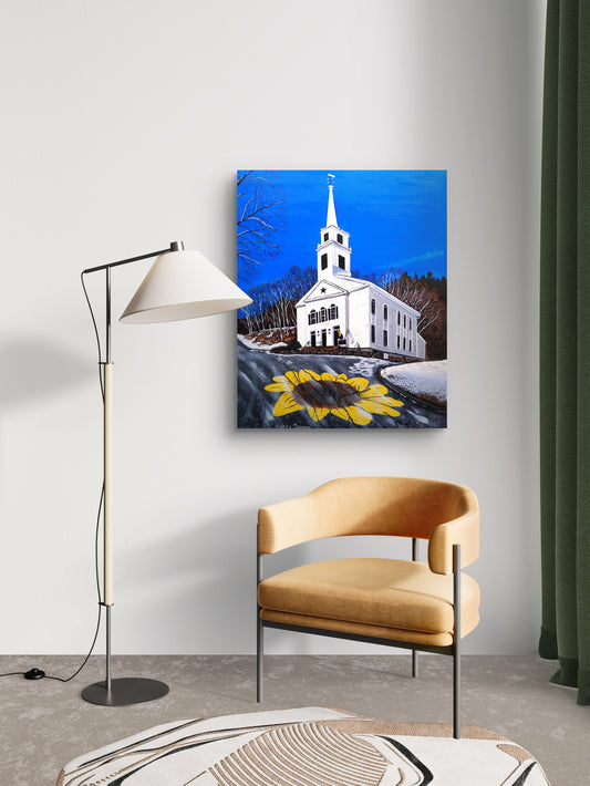 Sunflower_and_the_Light_Unframed_Canvas_Print