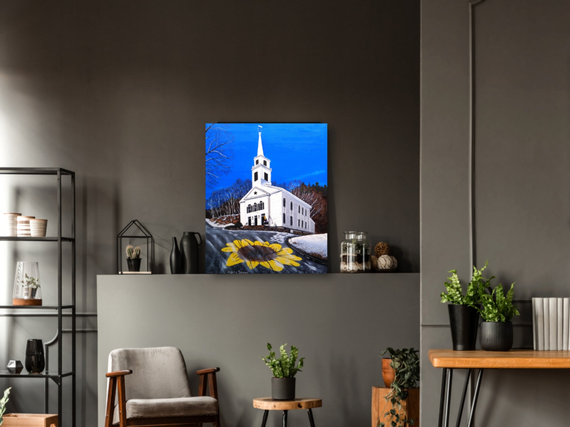 Sunflower_and_the_light_paining_room1