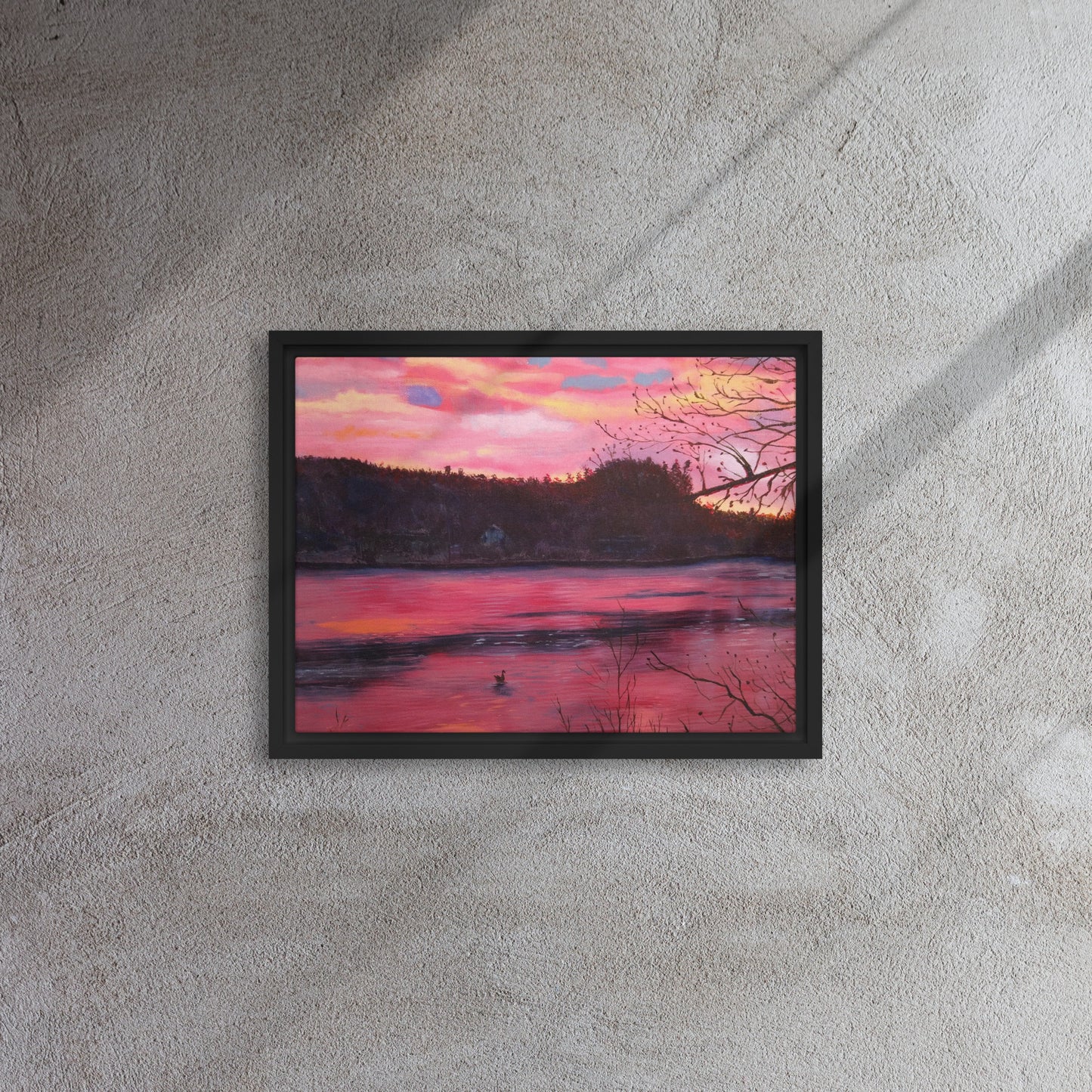 Sunrise_on_Leverett_Pond_Framed_Canvas_Print_2
