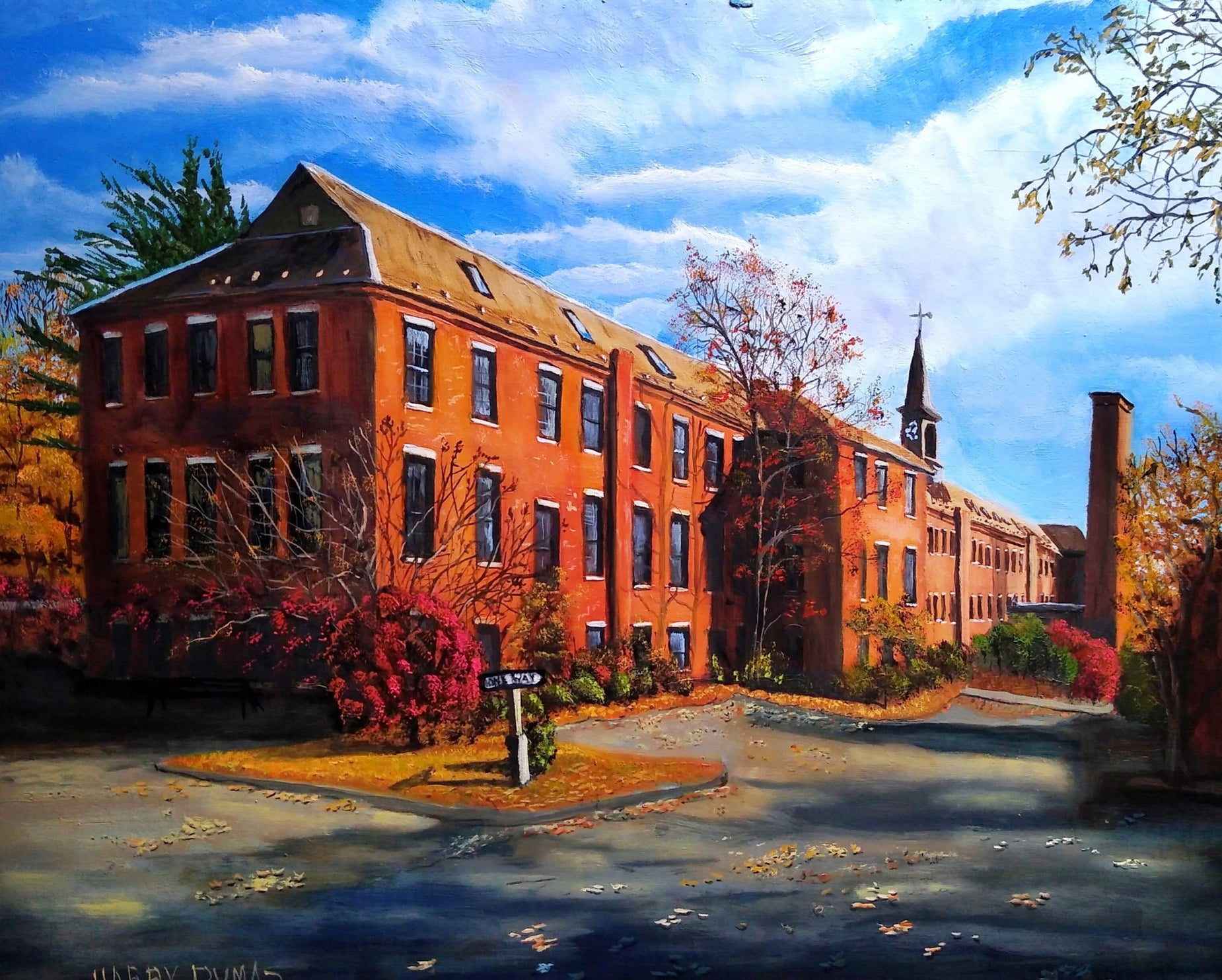 The Brass Works Building 16 x 20 in.