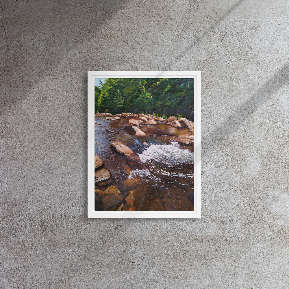 Chesterfield Gorge Framed Canvas Print