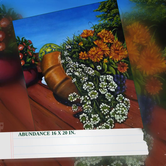 Abundance 16 x 20 in. by@Outfy