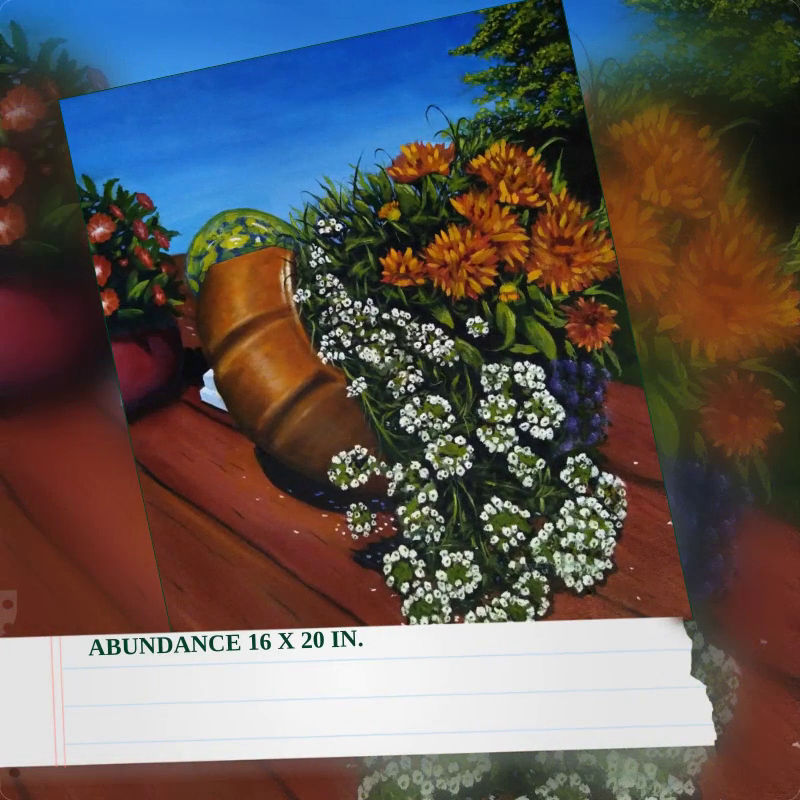 Abundance 16 x 20 in. by@Outfy
