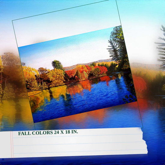 Fall Colors 24 x 18 in. by@Outfy