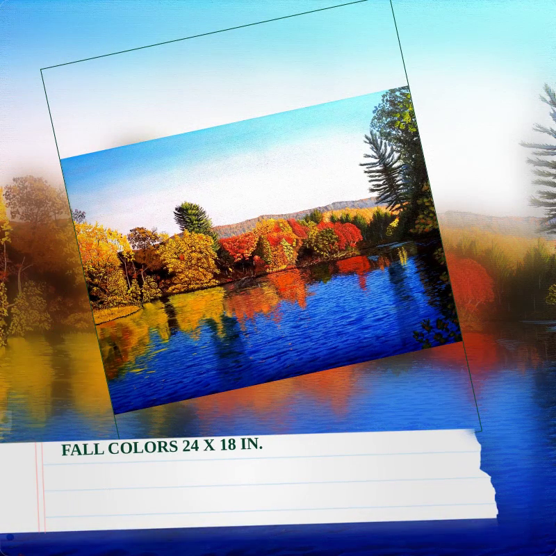Fall Colors 24 x 18 in. by@Outfy