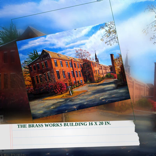 The Brass Works Building 16 x 20 in. by@Outfy
