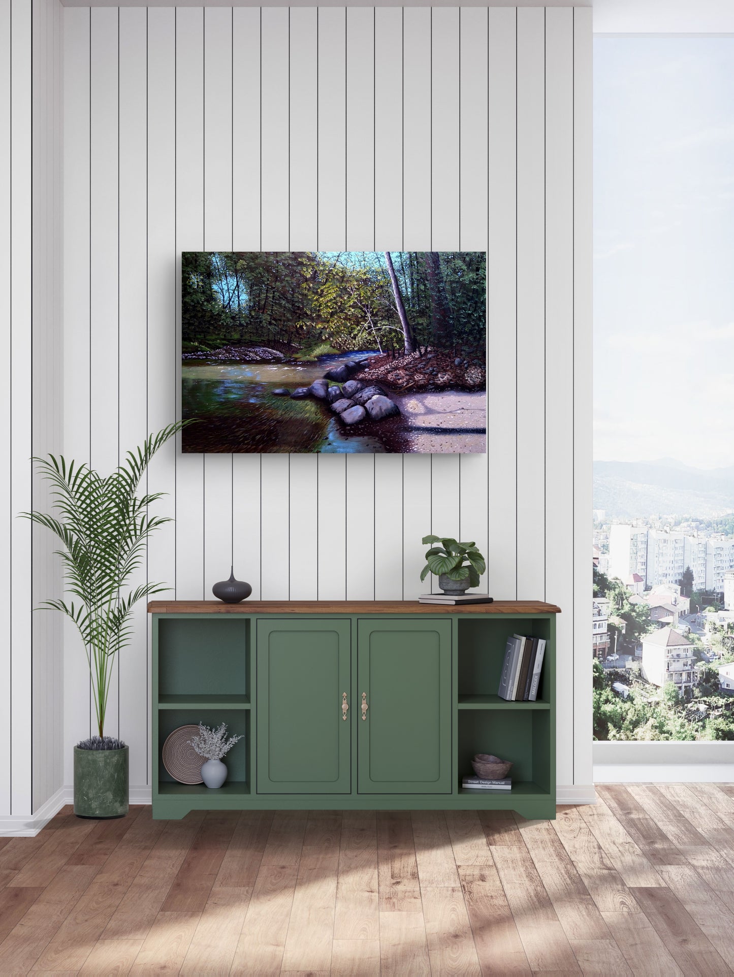 Hear the Water Unframed Canvas Print