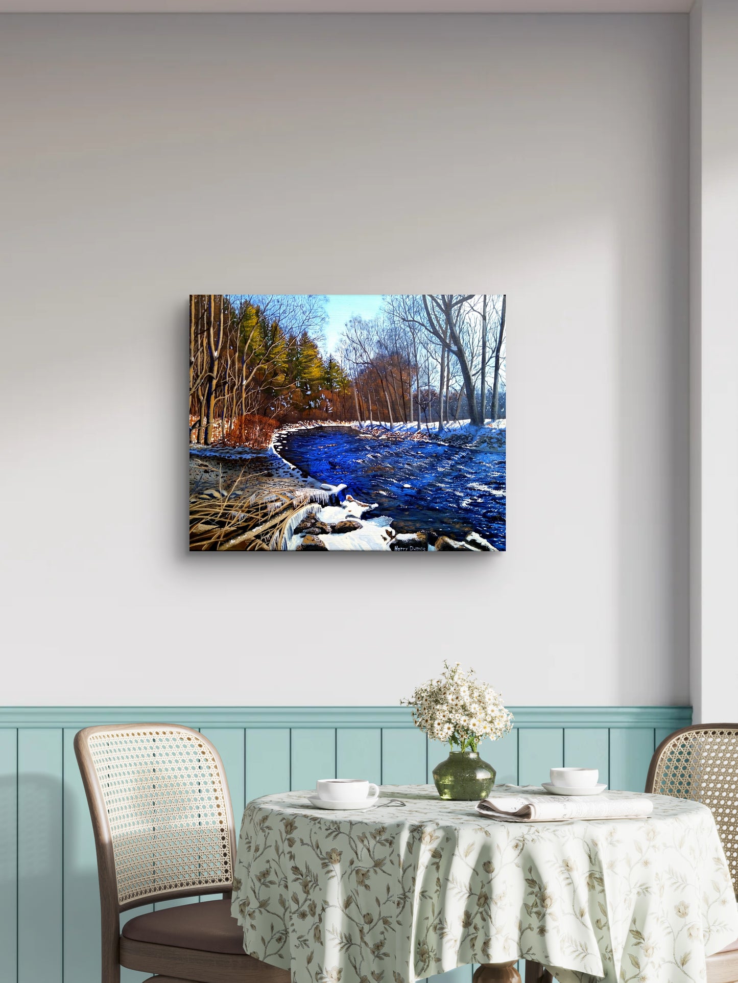 Icicles Unframed Canvas Print